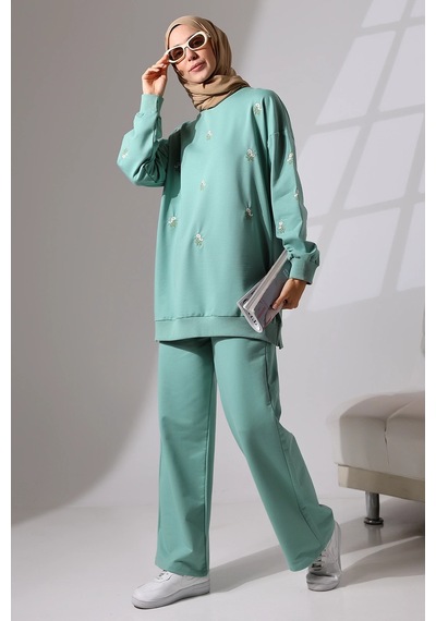 Mihran Butik Kadın Mint Yeşili Mevsimlik Penye Alt Üst Spor Ve Rahat Ikili Tunik Pantolon Şık Tesettür Takım Mint Yeşili Mihran Butik Kadın Mint Yeşili Mevsimlik Penye Alt Üst Spor Ve Rahat Ikili Tunik Pantolon Şık Tesettür Takım Mint Yeşili