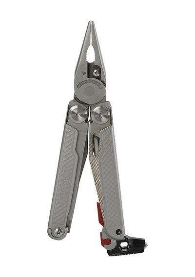 Swiss Tech 20-in-1 Multitool Pense Testere Elmas Eğe Aus-8 Bıçak Kamp El Aleti Gümüş