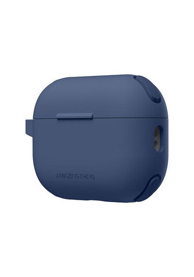 Apple Uyumlu AirPods Pro 2 Amazingthing Airbag Köşe Tasarımlı Omni Serisi Silikon Kapak Lacivert