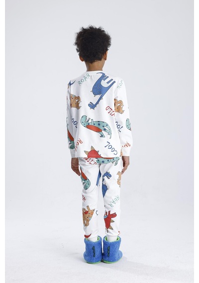 Erkek Pijama Takımı Beyaz