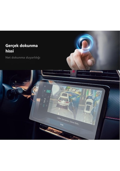 Mg Zs 10.1 İnç Multimedya Mat Ekran Koruyucu Şeffaf