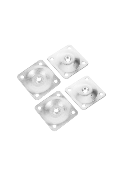 Puf Ayağı Mobilya Ayağı Ahşap Topaç Ayak Masa Sehpa Ayağı Ahşap Yuvarlak Ayak Yükseklik 7.5 Cm Kahverengi