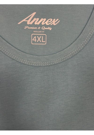 Yuvarlak Yaka Erkek Battal Düz Renk Pamuklu Basic Tshirt Lacivert