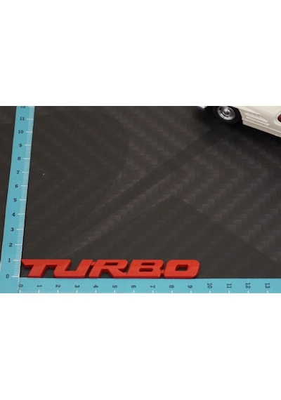 Toyota Turbo Bagaj Krom Metal 3M 3D Bagaj Yazı Logo K (548526206)