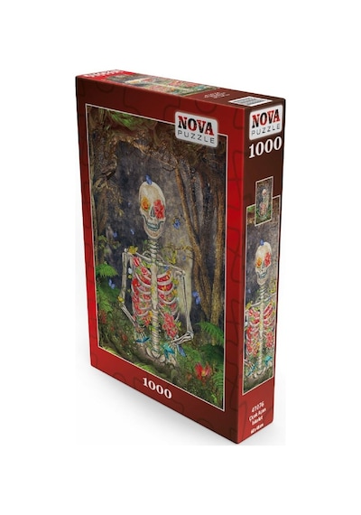 Nova Puzzle 1000 Parça - Çiçek Açan İskelet