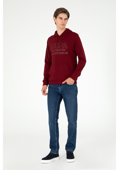 U.s. Polo Assn. Erkek Bordo Sweatshirt 50293439-vr014 Bordo