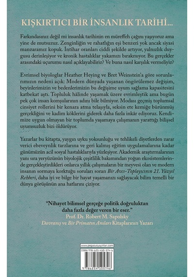 Bir Avcı-toplayıcının 21. Yüzyıl Rehberi: Evrim Ve Modern Yaşamın Zorlukları - Heather Heying