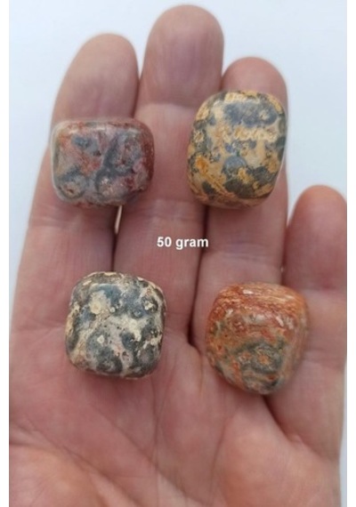 50 Gram Leopar Jasper Tamburlu Parçalar 524