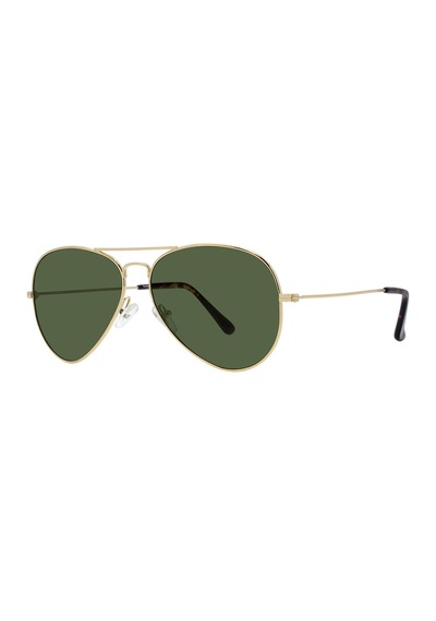 Polarize Pilot Güneş Gözlüğü Raptor 105 Large Gümüş Gözlük Yeşil Cam Diğer 93125399