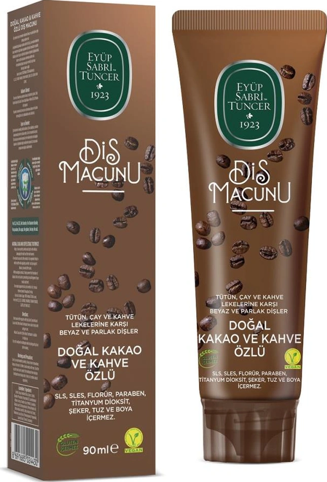Doğal Diş Macunu 90 Gr Kakao & Kahve Özlü