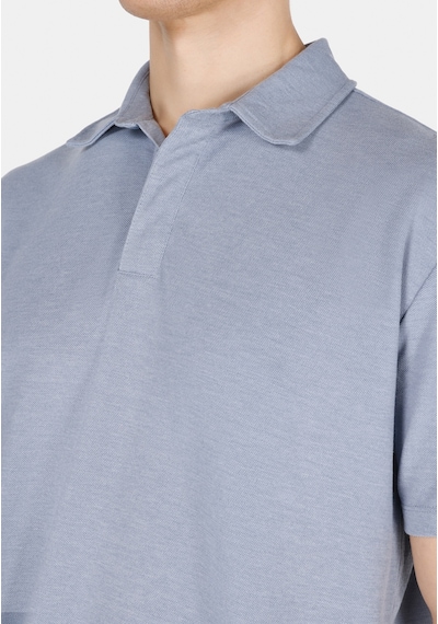 Colin's Colins Comfort Fit Polo Yaka Düz Erkek Mavi Kısa Kol Tişört Cl1073959 Q1.v1 Blm Mavi