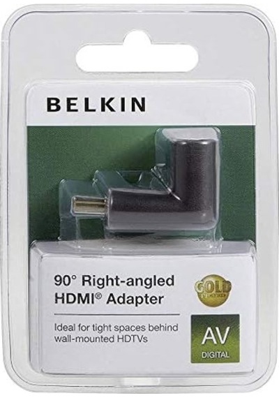Blk-f3y040bf Hdmi To M/f Dik Açı Adaptör, 90", Siyah 0