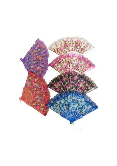 Yelpaze Karışık Renk 12 Adet 18650409