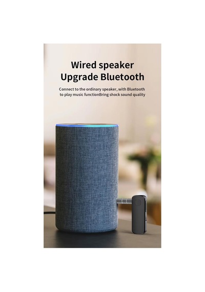 M18 2in1 Bluetooth 5.4 Mikrofonlu Yaka Klipsli Ses Adaptörü Alıcı-verici Transmitter-receiver Tv Pc Araç 3.5mm Aux