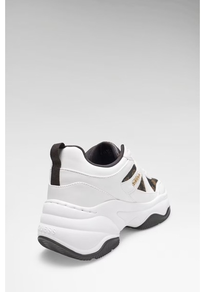 Guess Hacha Kadın Sneaker Ayakkabı Flfhacfal12 Kahve