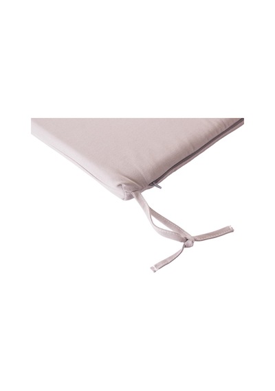Sandalye Oturum Minderi Renkli 40x40x4 Bağcıklı Çıkarılabilir Kılıflı Su İtici Açık Gri 4'lü Diğer