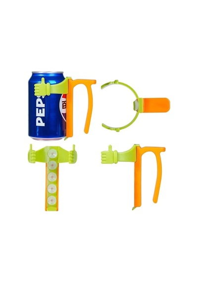 Sunup Sn-29912 Kaymaz Saplı El Tasarım Kutu İçecek Tutucu