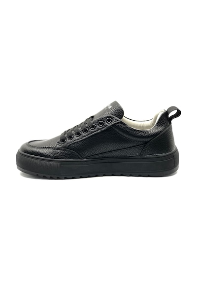 Lufian 112230228 Phılıp Sneaker Erkek Deri Ayakkabı Siyah