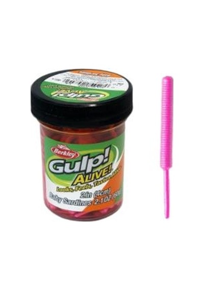 Berkley Gulp Alive Baby Sardine Pembe Sahte Yemi