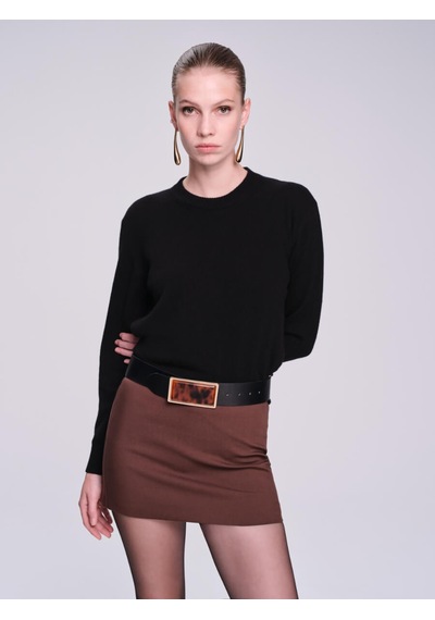 Hatemoğlu Saykı Woman Regular Fit Kaşmir Siyah Kazak Hatemoğlu Saykı Woman Regular Fit Kaşmir Siyah Kazak