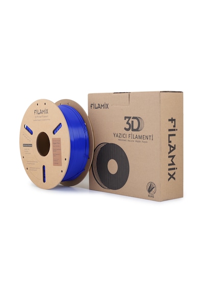 Filamix Koyu Mavi Pla+ Filament 1.75mm 1kg - Teknoartshop 1