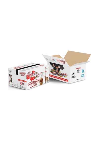 Barftr Mix Barf 10 KG Salam Yetişkin Köpek Maması 40 x 250 G