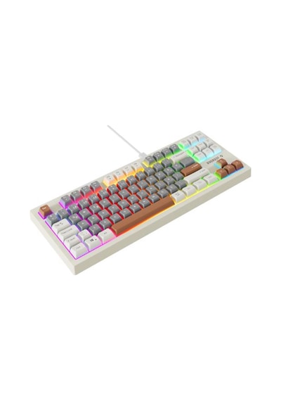 Everest Kb-98 Sılent Tkl Gri Mavi-gri-kahve Rainbow Q Membrane Klavye