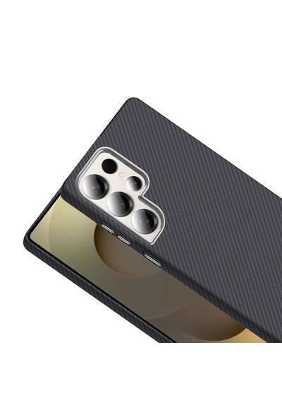 Samsung Galaxy Uyumlu S25 Ultra Kılıf M safe Özellik Karbon Sert
