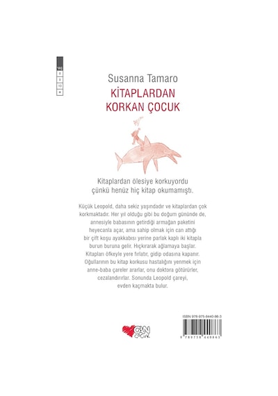 Kitaplardan Korkan Çocuk - Susanna Tamaro - Can Çocuk Yayınları