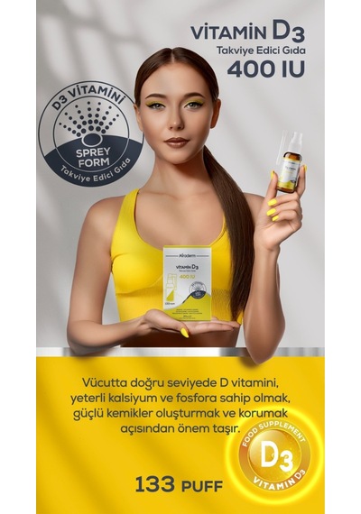 Miraderm D3-400 Iu 20 Ml Sprey