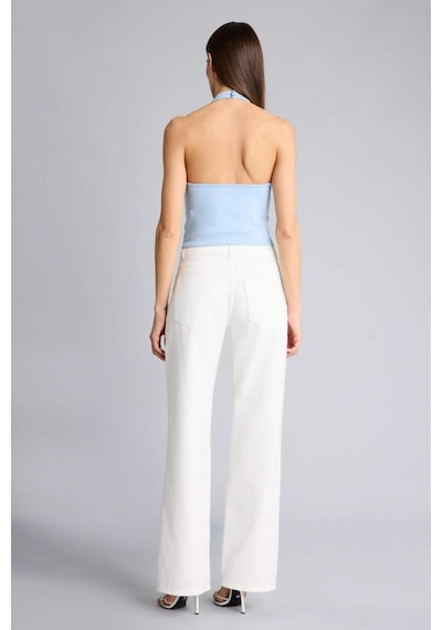Defacto Afra X Defacto Low Rıse Wıdeleg Düşük Bel Jean Pantolon H5365ax26smwt1 Beyaz-wt1