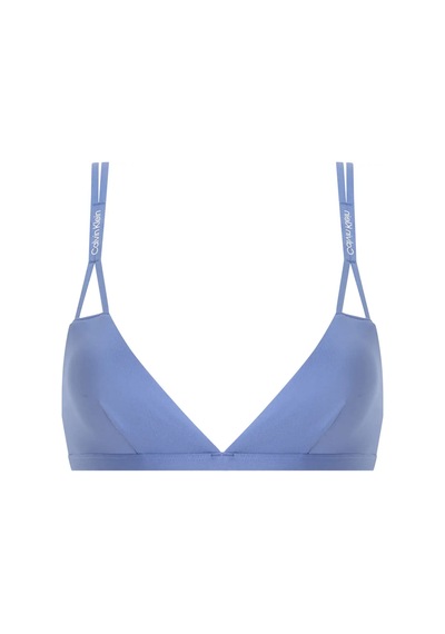 Calvin Klein Longlıne Trıangle Rp, C6c Mavi Kadın Bikini Üstü