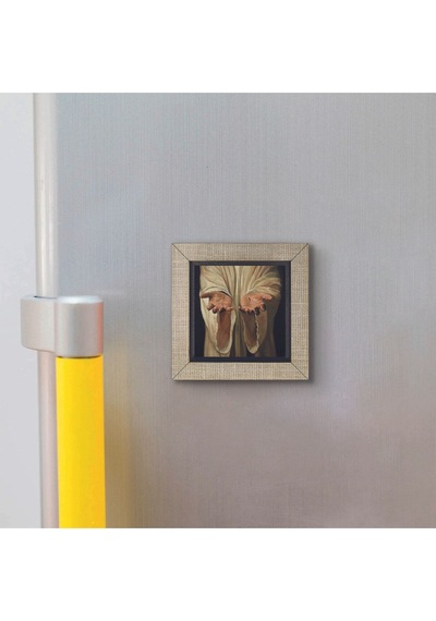 Hz İsa Görseli Baskılı Mdf Magnet 7x7 210