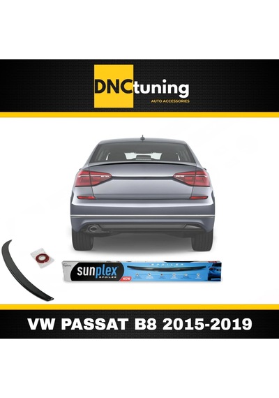 Sunplex Volkswagen Passat B8 Bagaj Üstü Spoiler Piano Black