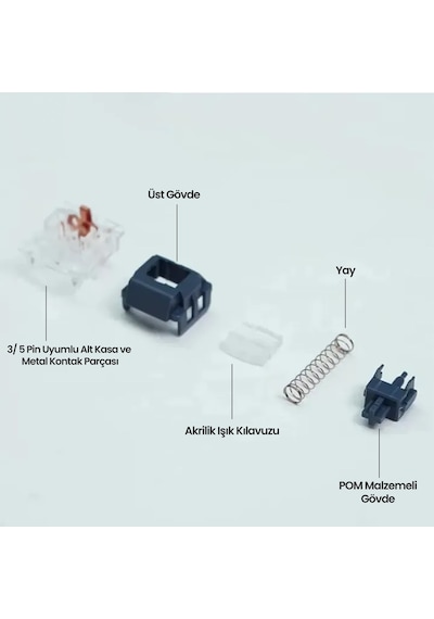 Aula Leobog Interstellar Tactile Mekanik Switch 100 Adet