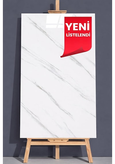 Ukab Dekor Kendinden Yapışkanlı 3d Beyaz Esnek Köpük Pvc Duvar Paneli 30x60 Cm 0,18 M² Banyo Wc