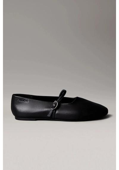 Calvin Klein Kadın Oblique Ballerina Mj Lth Hdw Ayakkabı Hw0hw02847beh-14885 Siyah