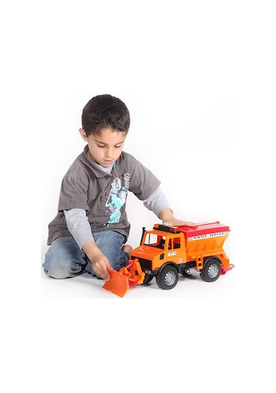 Bruder Mercedes Benz Unimog Kar Temizleyici Ve Tuzlayıcı Çok Renkli