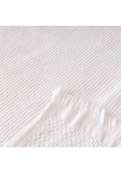 Soft Lavena Tek Kişilik Pike - Beyaz / Renkli - 160x240 Cm