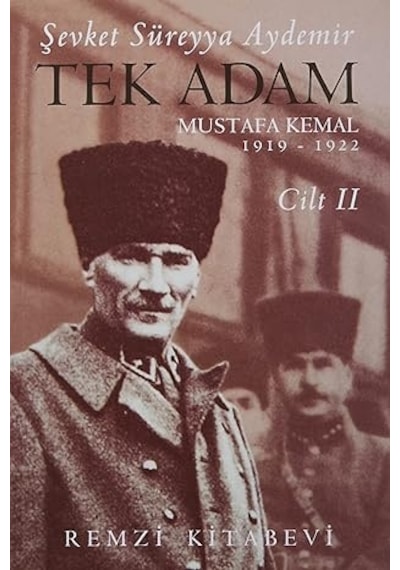 Tek Adam Cilt 2 Büyük Boy : Mustafa Kemal 1919 - 1922 + Antik Roma - İnfografik Ciltli