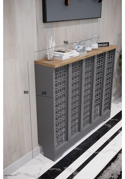 Dekoratif Petek Dolabı Kalorifer Peteği Kapatma Ünitesi Modern Tasarım İç Ölçü 96 Cm Dış Ölçü 100 Cm Petek 96 Antrasit Üstü Çam D1 Dekoratif Petek Dolabı Kalorifer Peteği Kapatma Ünitesi Modern Tasarım İç Ölçü 96 Cm Dış Ölçü 100 Cm Petek 96 Antrasit Üstü Çam D1