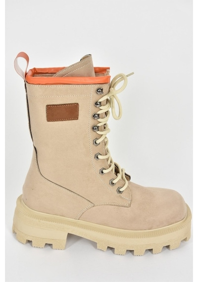 Fox Shoes Vizon Süet Kadın Bot L973916002