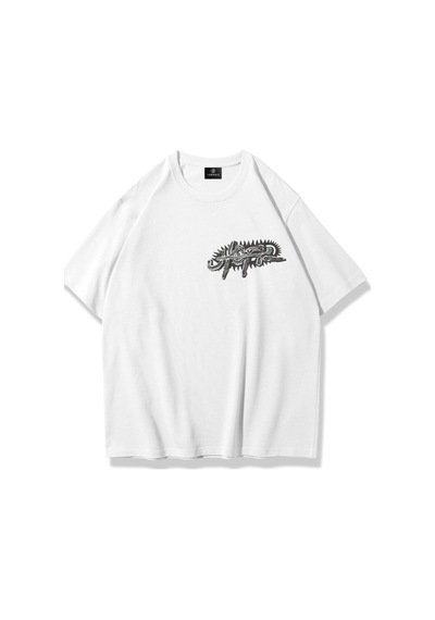 Flood Of Style Unisex Utopia Wheel Travis Scott Tshirt Beyaz