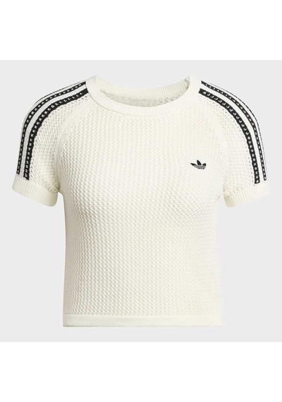 Adidas Ke0200 Crochet Tee Kadın Tişört Beyaz