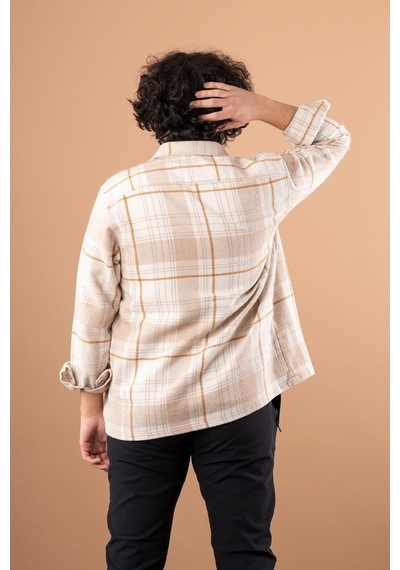 Bican Oversize Erkek Oduncu Gömlek