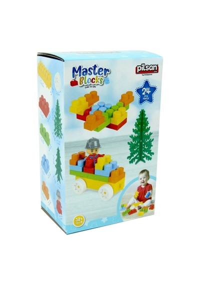 Pilsan Aksesuarlı Master Bloklar 24 Parça