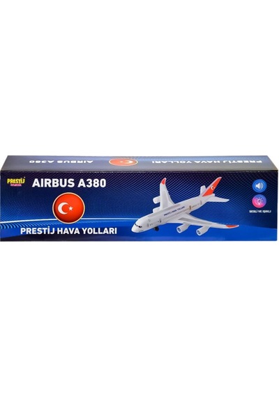 FAB 1505 Işıklı Müzikli Yolcu Uçağı A380 -Pestij