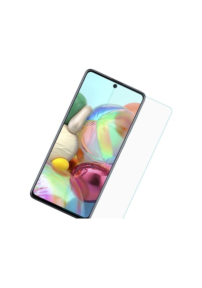 Samsung Uyumlu Galaxy A71 (3 Adet) Kırılmaz Ekran Koruyucu Temperli Cam