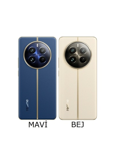 Realme 12 Pro Rmx3842 Arka Kapak Pil Kapağı Full Mavi