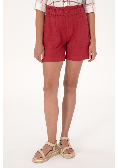 U.s. Polo Assn. Kadın Vişne Şort / Bermuda 50300655-vr223 Vişne